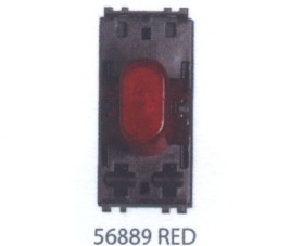 56889 RED 200-250V Neon Red Sw